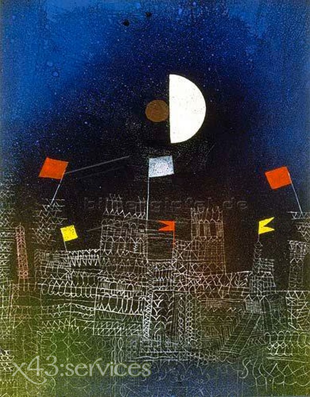 Paul Klee - Beflaggte Stadt